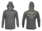Green Camo Youth Hooded Performance Long Sleeve Tee